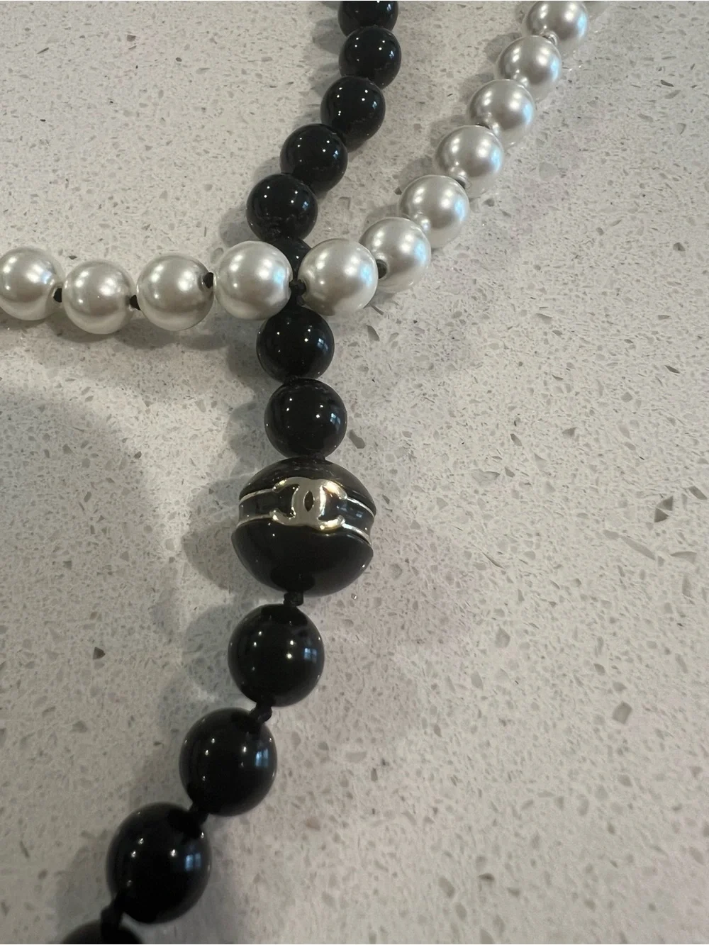CHANEL Double Strand Necklace